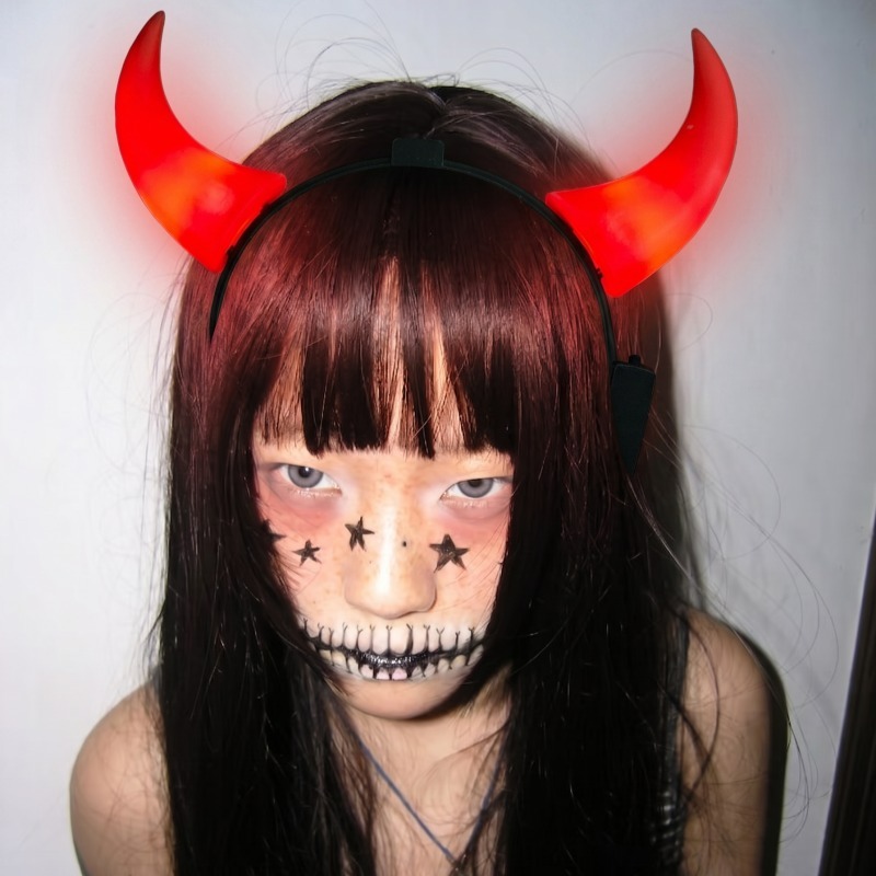 Diy Halloween Electronics - LED Devil Horns Headband Light Up