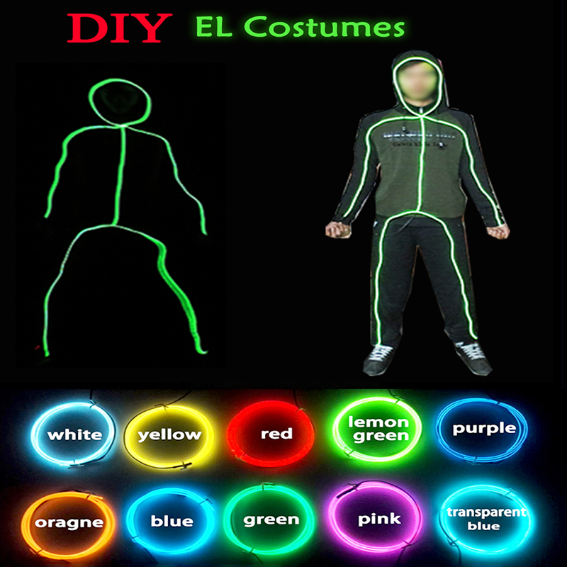 Diy Electronics Set - Cosplay Matchstick Men Costumes DIY Glowing
