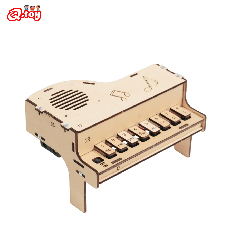 Diy Electronics Kits For Kids - DIY Wooden Electronic Piano Model Teenager