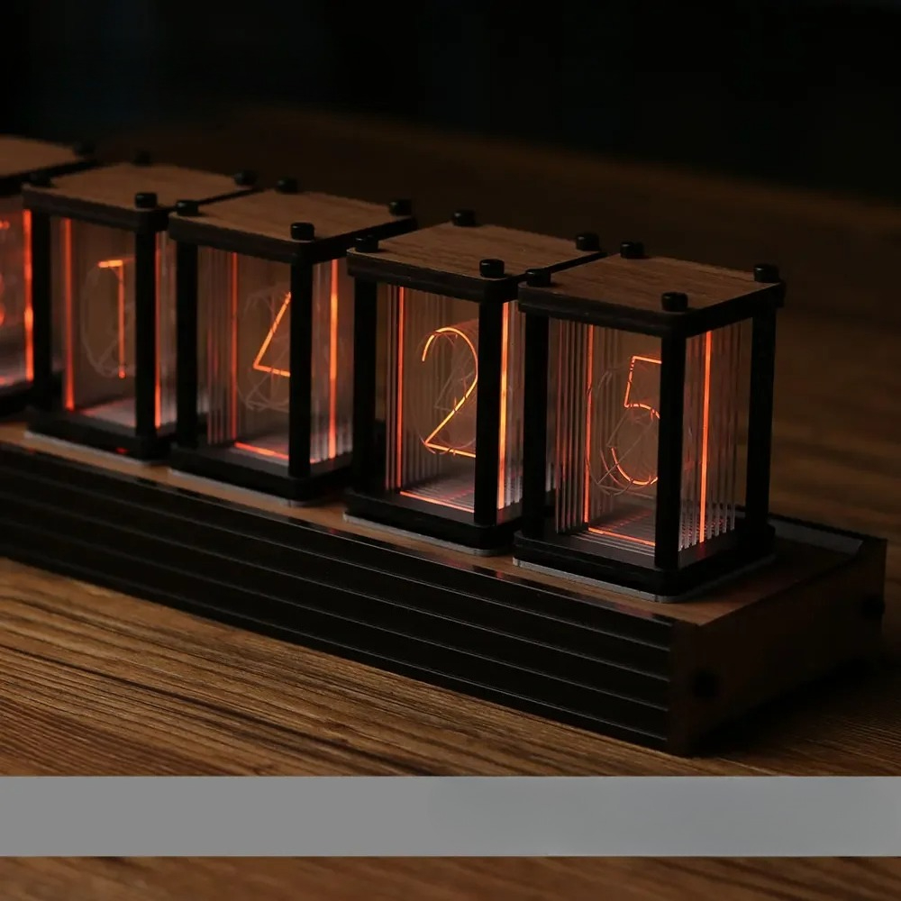 Diy Electronics Gift Ideas - RGB Nixie Tube Clock DIY Table