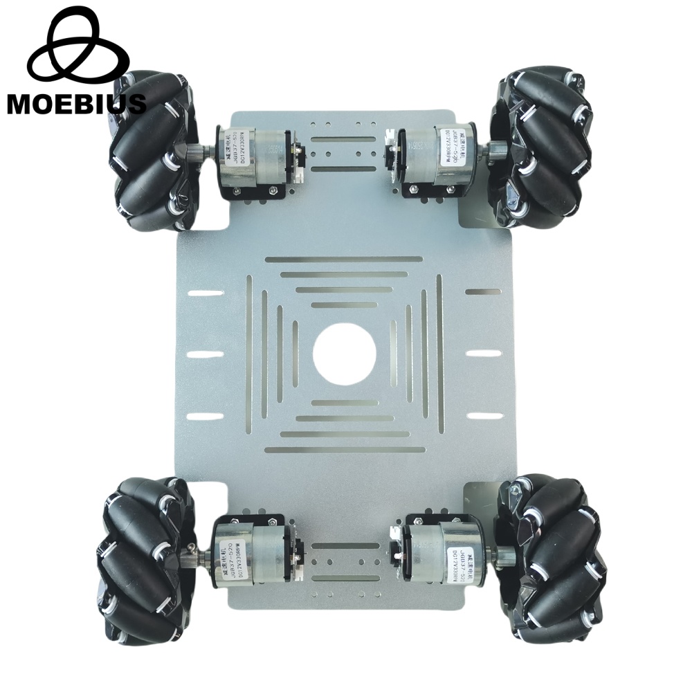 Diy Robot Electronics Kit - 25KG Load 4WD Mecanum Wheel Robot