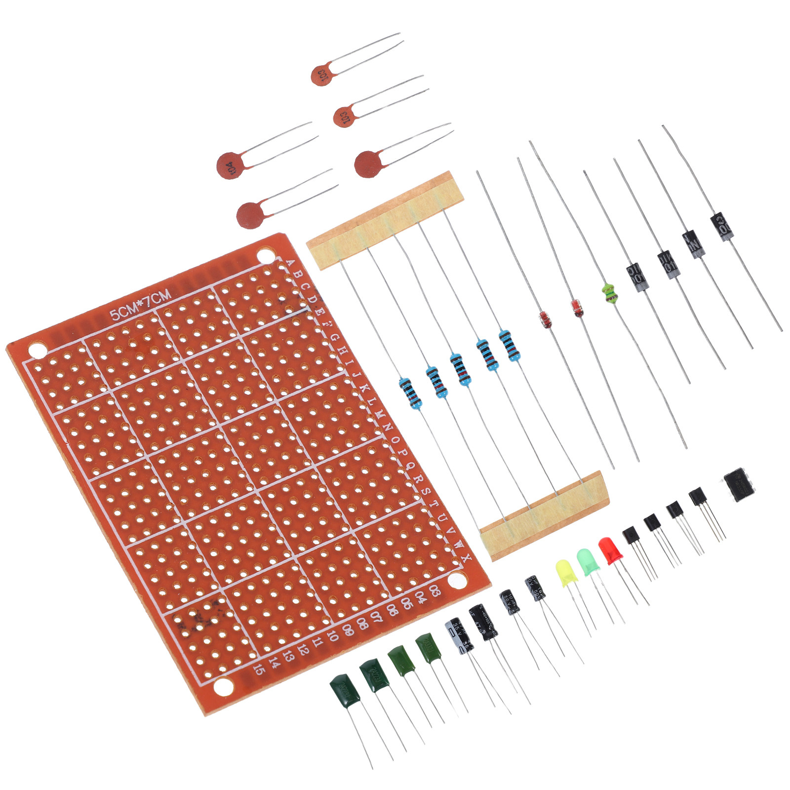 Diy Electronics For Adults - 1Set Beginner Soldering Kit with Plugin