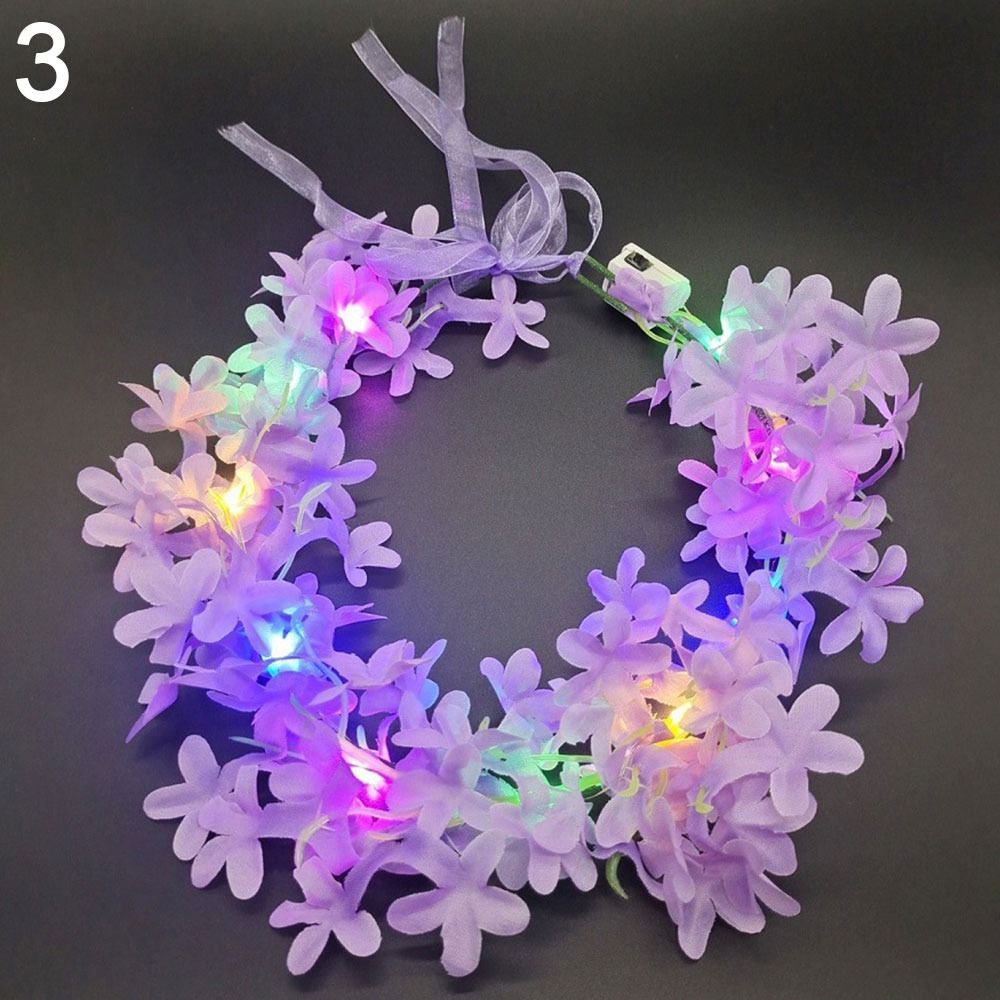 Diy Halloween Electronics - Wedding Luminous Hairband Women Girls Glowing