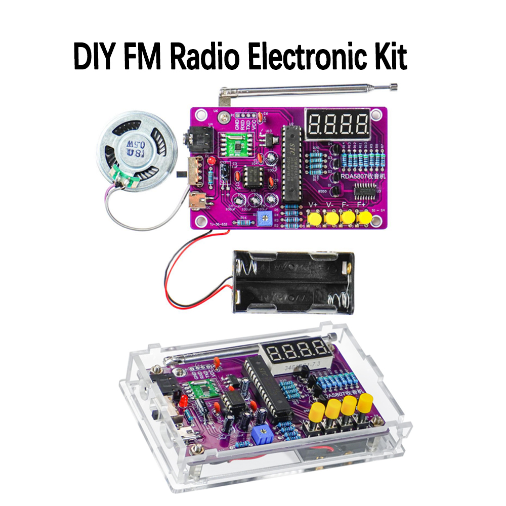 Diy Electronics Project Kit - DIY FM Radio Electronic Kit 87-108MHz