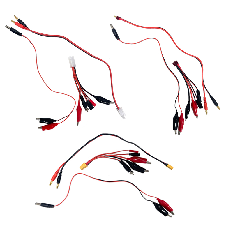 Crocodile Clip Set - RC Balance Charger Deans T Plug