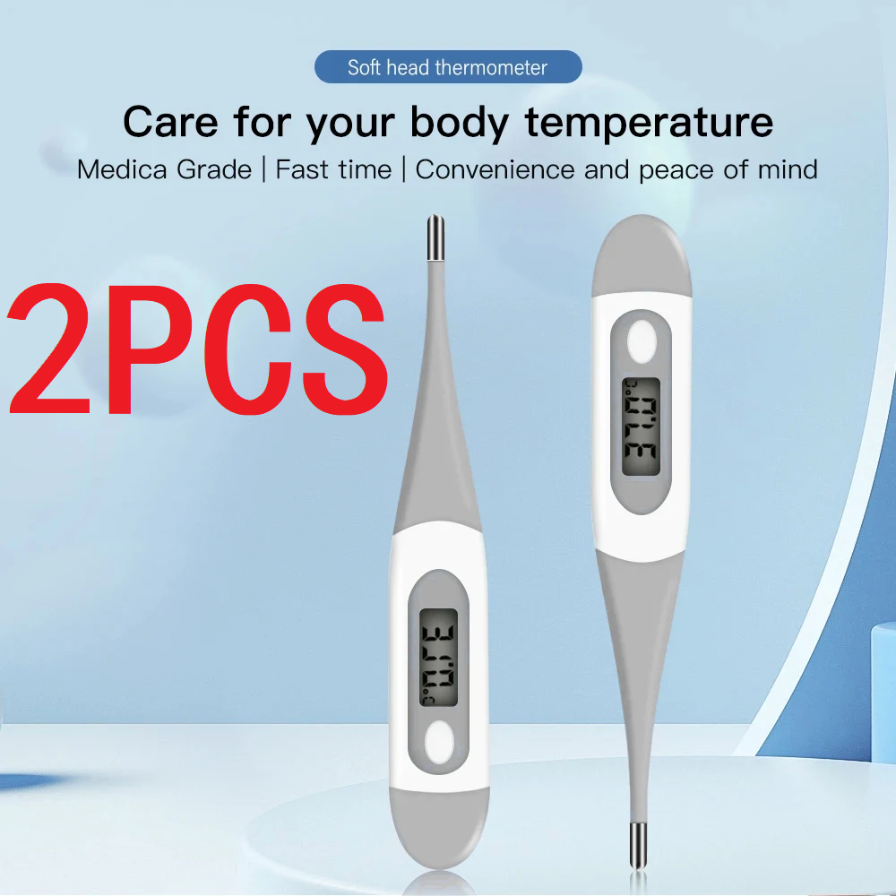 Diy Electronics For Adults - 2PCS/SET Electronic Digital Thermometer Soft Head