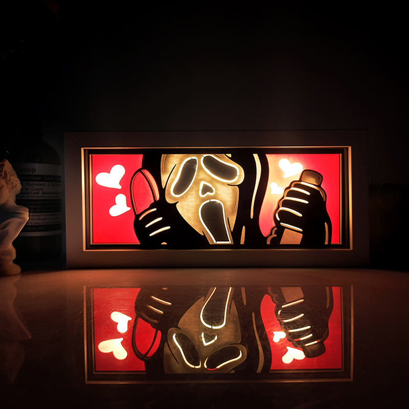Diy Halloween Electronics - Horror Movie Series Paper Cut Shadow