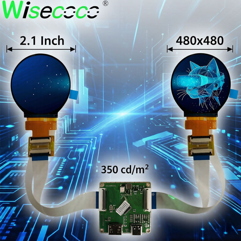 Diy Electronic Components - 2.1 Inch Dual IPS Round Display