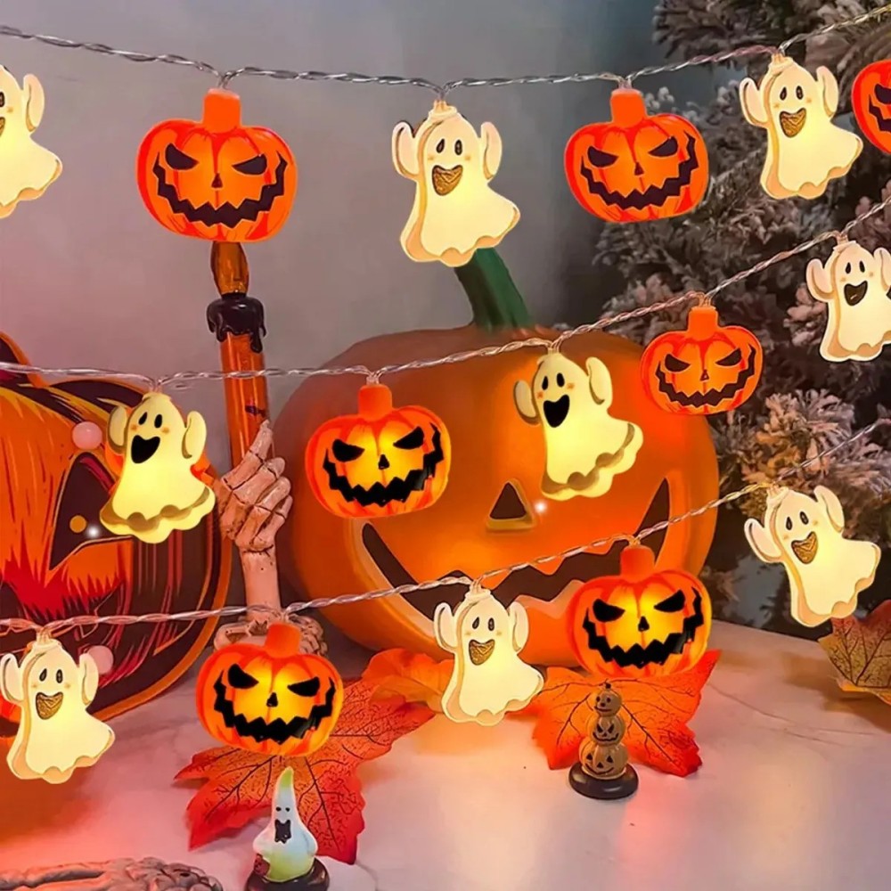 Diy Halloween Electronics - 1PC 1.5M/3M Halloween Ghost Pumpkin LED