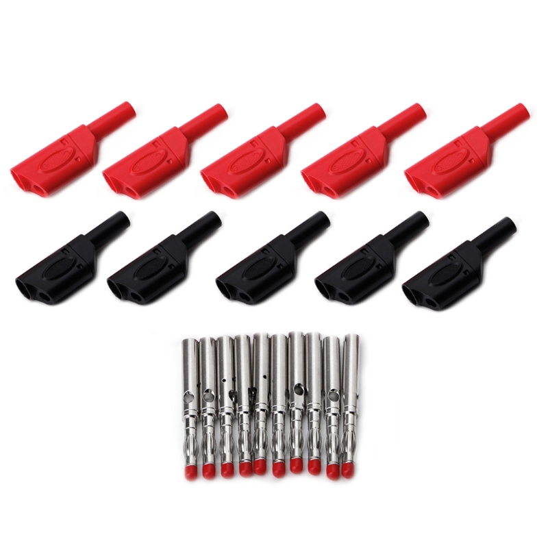 Soldering Iron Kit - 10 Bộ 4mm Nam Vỏ Xếp