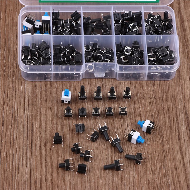 Diy Electronics Components Kit - DT17 Tactile Push Button Switch Kit