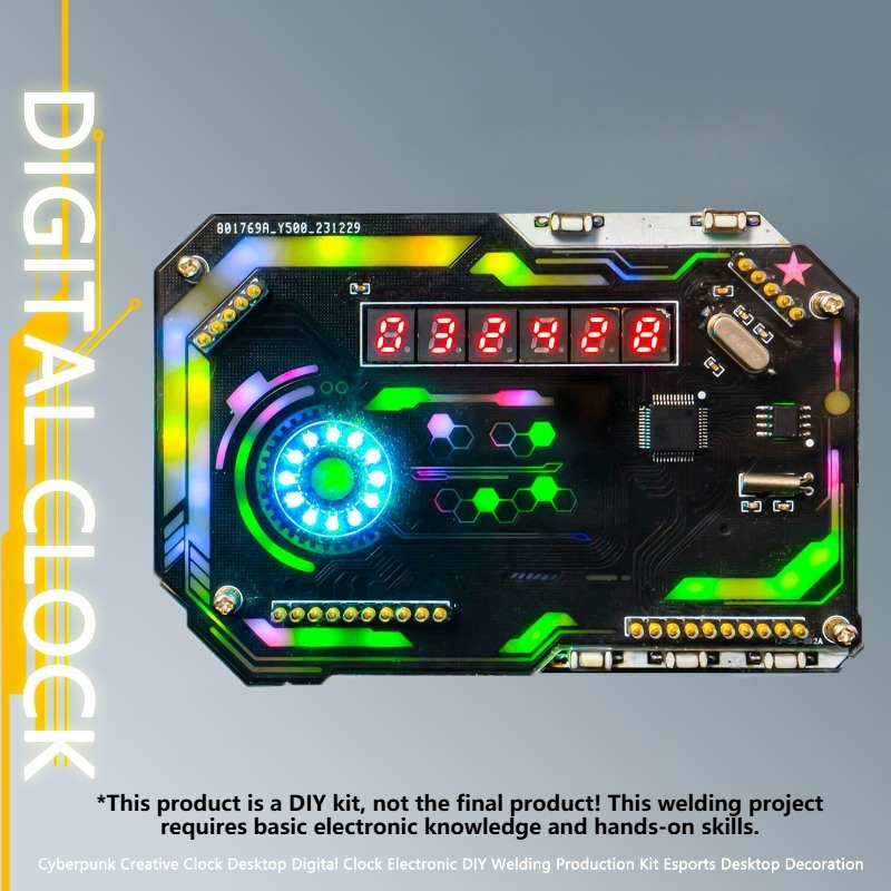 Diy Electronics Table - DIY Table Clocks Set Digital Clock