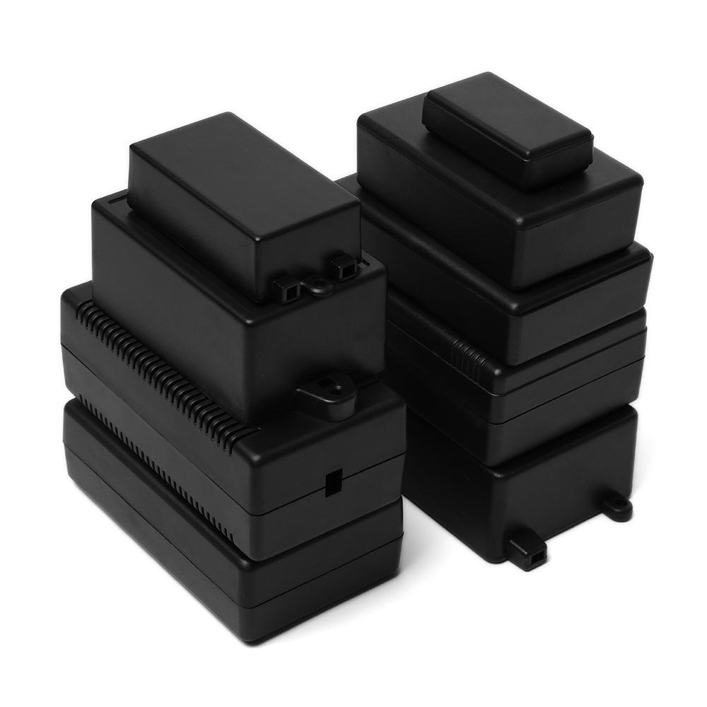 Diy Electronics Supplies - 1pc Black Plastic Waterproof DIY Housing