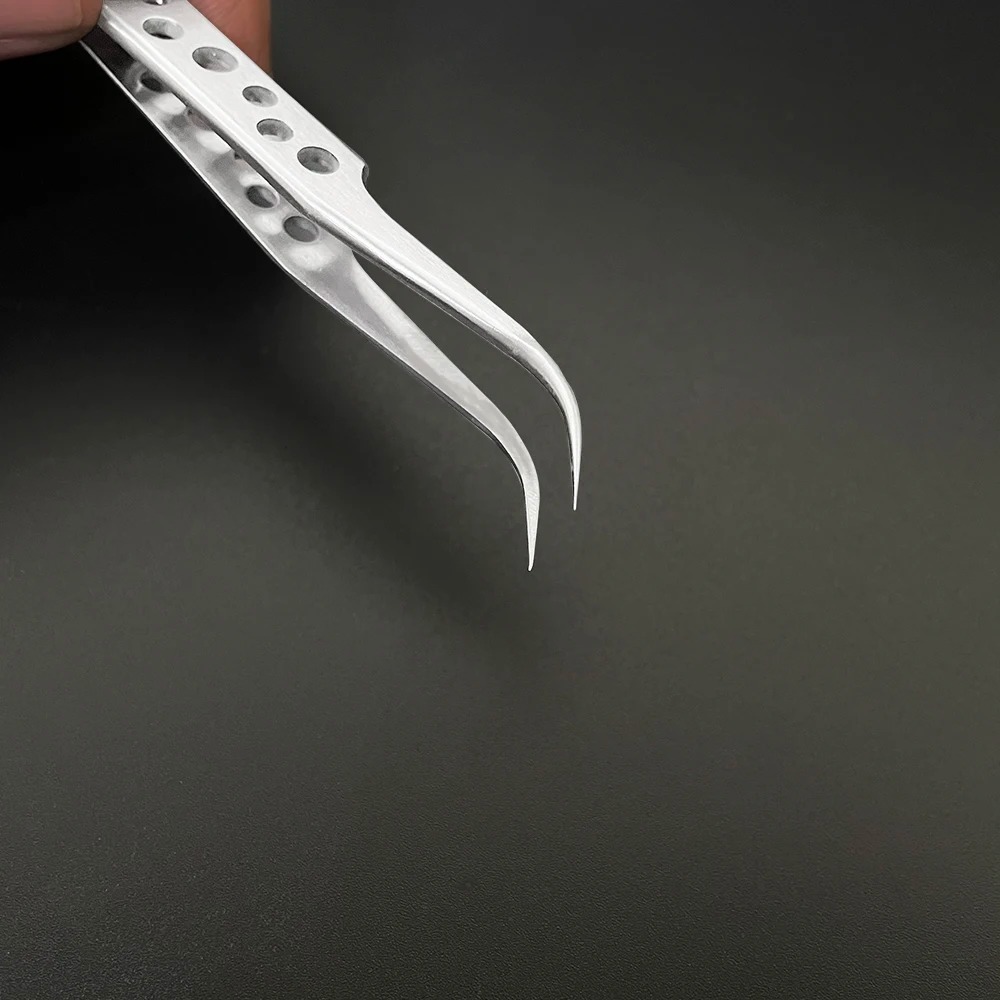 Diy Electronics Set - Industrial Tweezers Electronics Anti-static Curved Straight