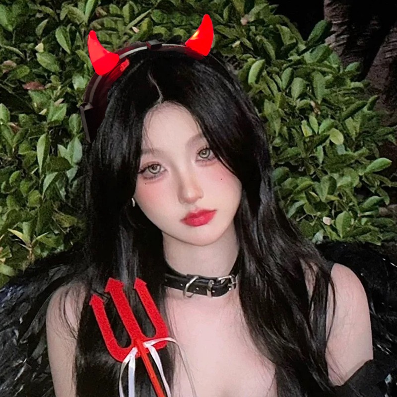 LED Devil Horns Headband Light - đánh giá và giá Diy Halloween Electronics