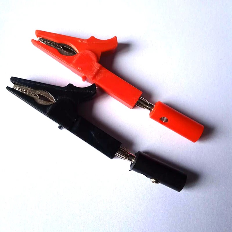 Alligator Clip with Banana Plu - đánh giá và giá Crocodile Clip Set