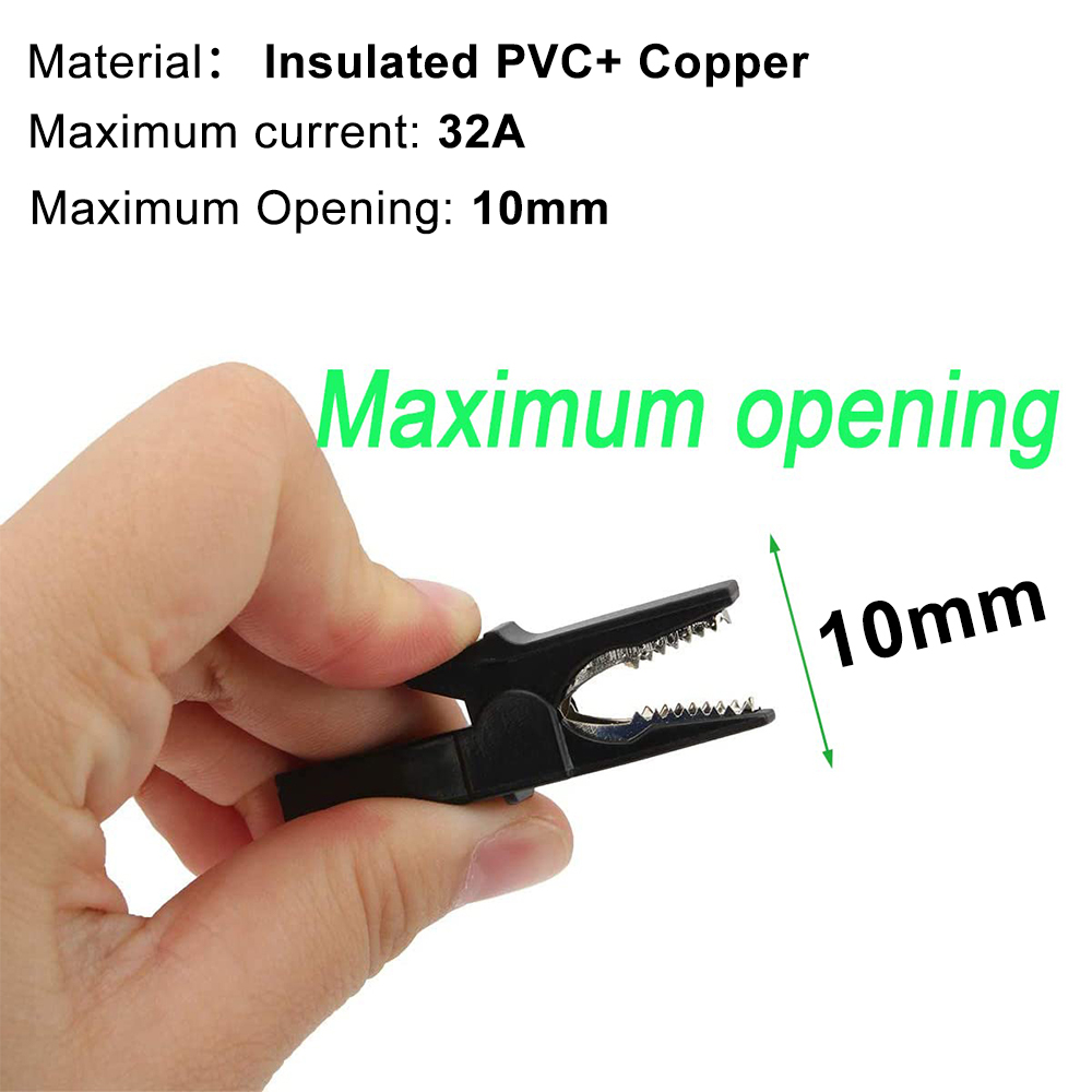 Alligator Clip with Banana Plu - đánh giá và giá Crocodile Clip Set