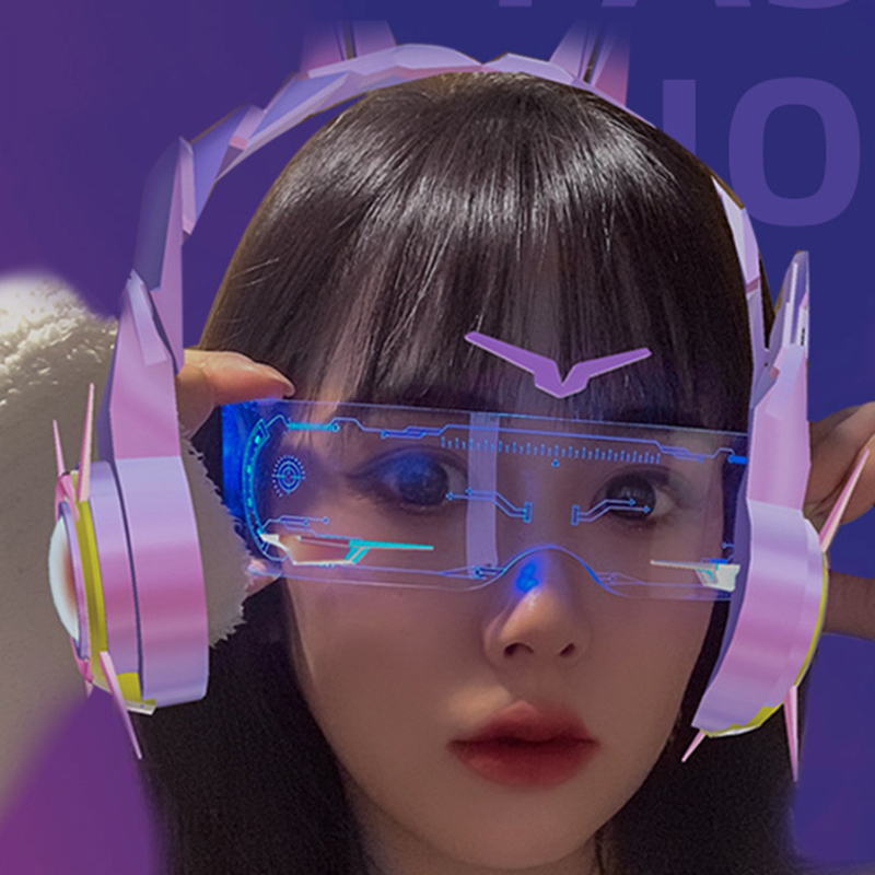 LED Luminous Colorful Sunglass - đánh giá và giá Diy Halloween Electronics