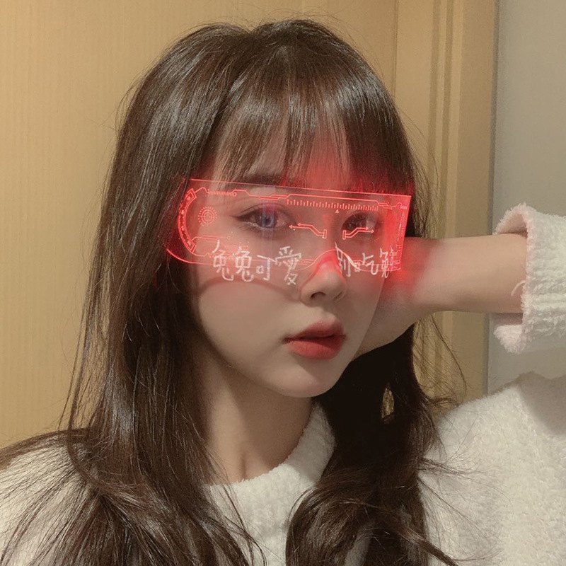 LED Luminous Colorful Sunglass - đánh giá và giá Diy Halloween Electronics