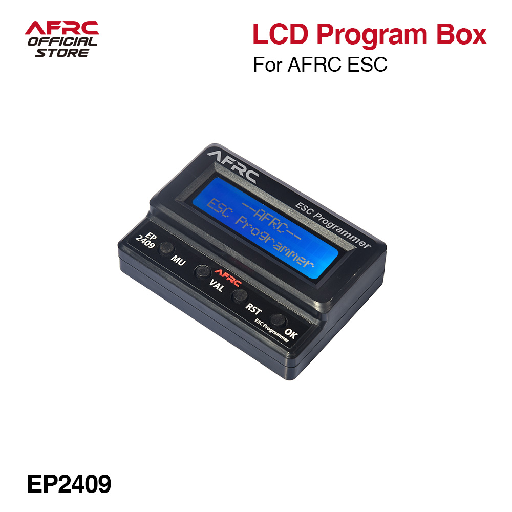 AFRC EP2409 LCD ESC programmer - đánh giá và giá Diy Electronics Set