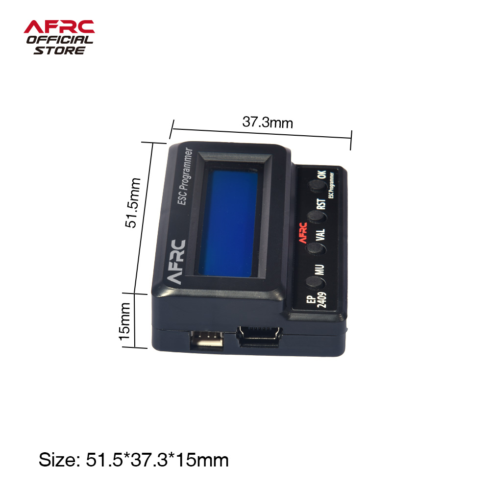 AFRC EP2409 LCD ESC programmer - đánh giá và giá Diy Electronics Set
