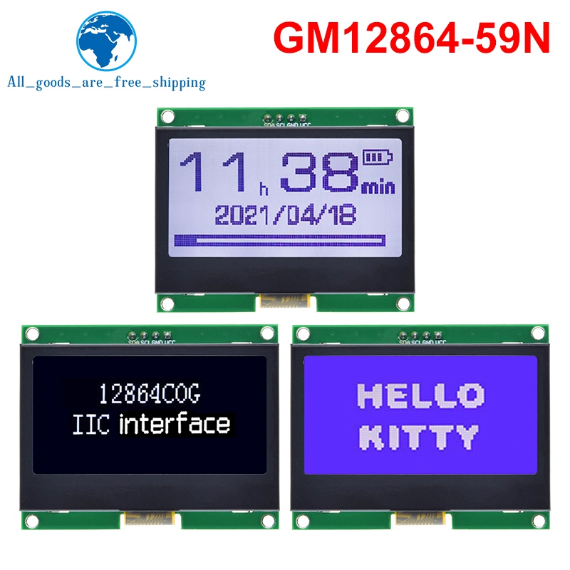 TZT 12864 IIC Module LCD 128X6 - đánh giá và giá I2C Lcd Display