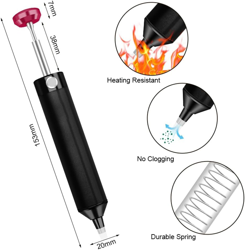 Solder Sucker Tool No Clog, So - đánh giá và giá Desoldering Pump Solder