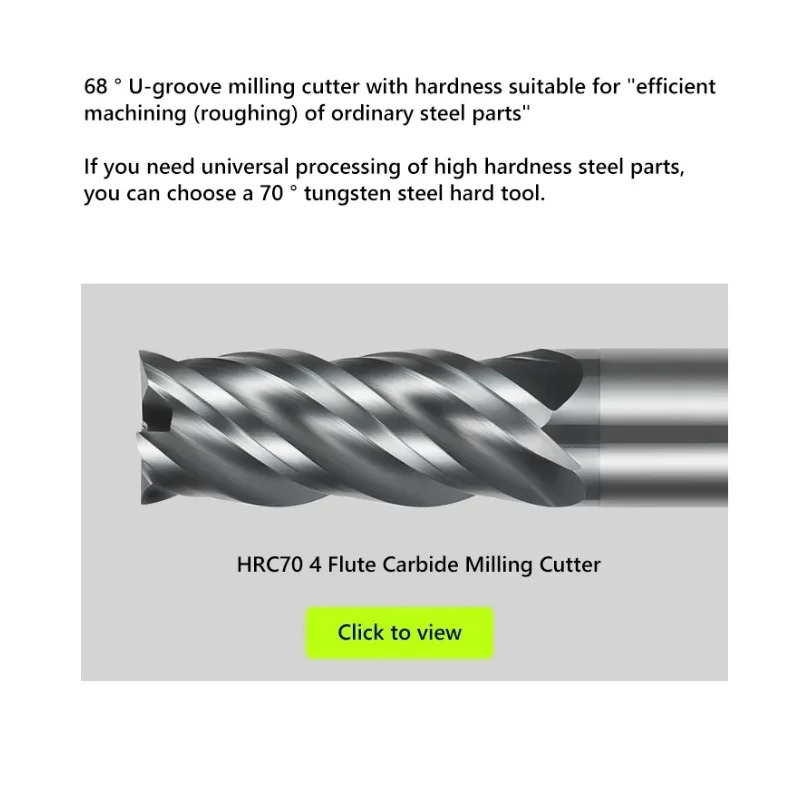 CNC HRC68 Carbide End Mill Une - đánh giá và giá Diy Cnc Router Electronics