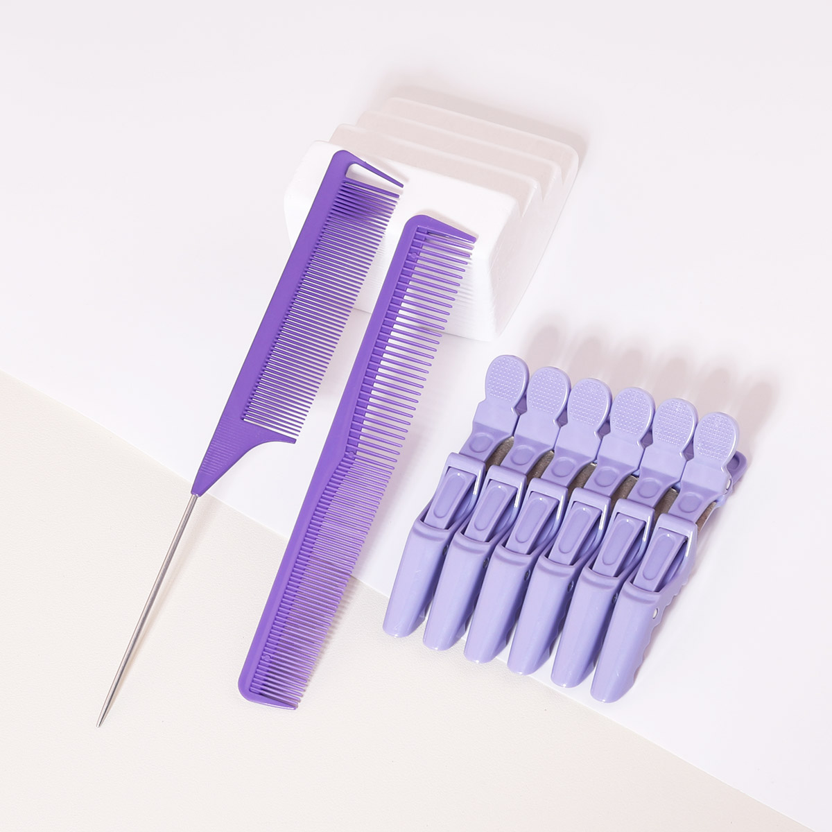 8pcs Hair Comb Set - Hair Tip  - đánh giá và giá Crocodile Clip Set