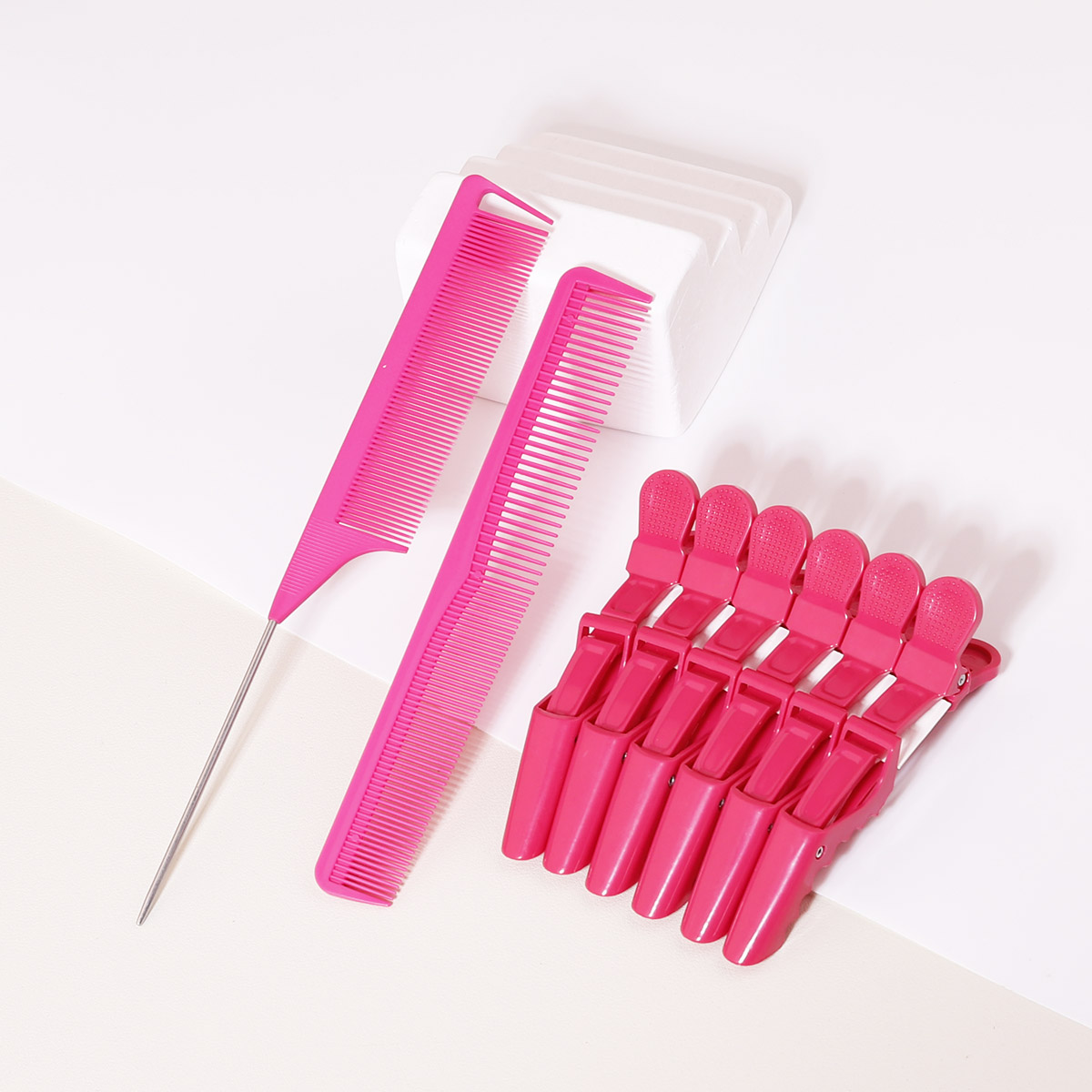 8pcs Hair Comb Set - Hair Tip  - đánh giá và giá Crocodile Clip Set