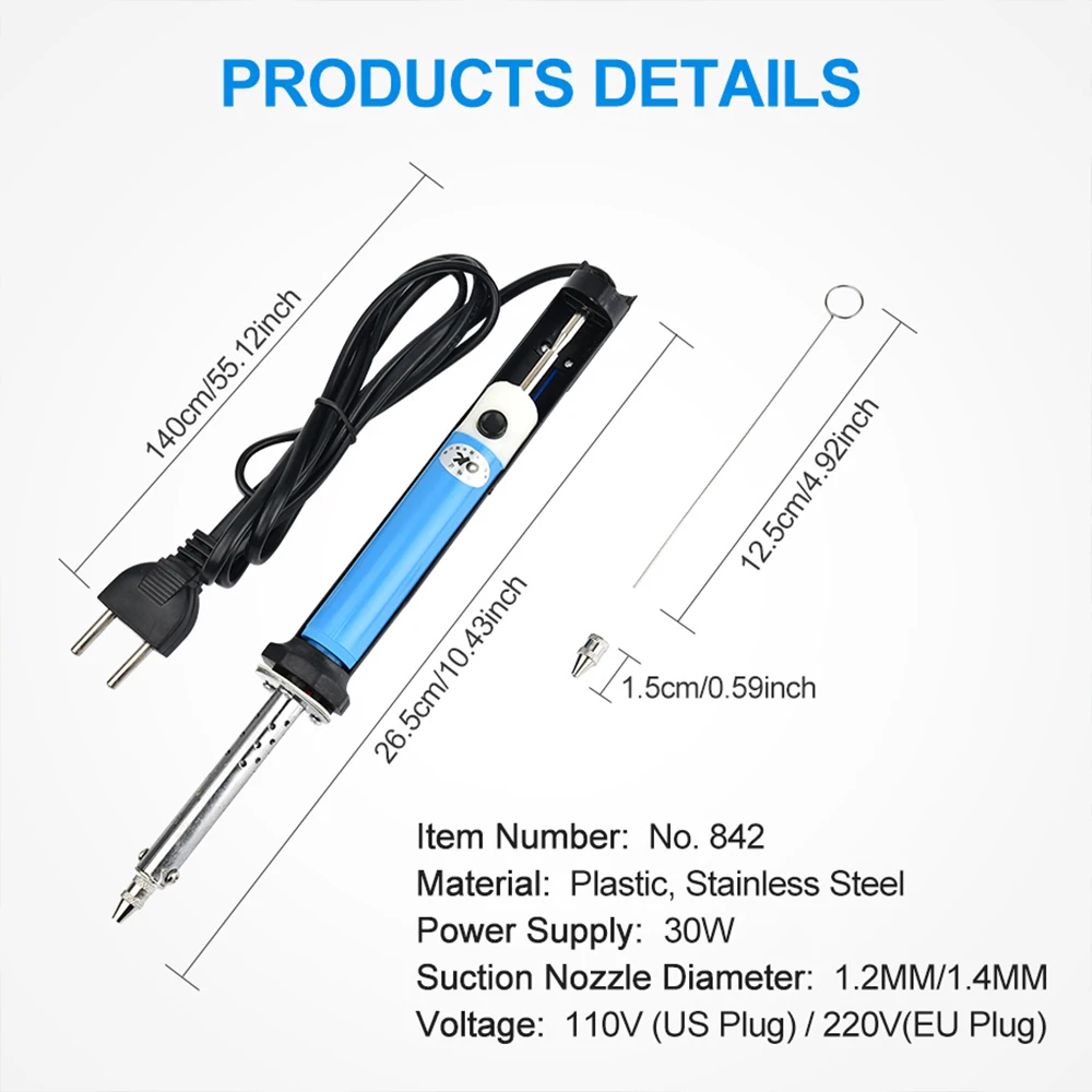 2 In1 Electric Tin Suction Suc - đánh giá và giá Desoldering Pump Solder