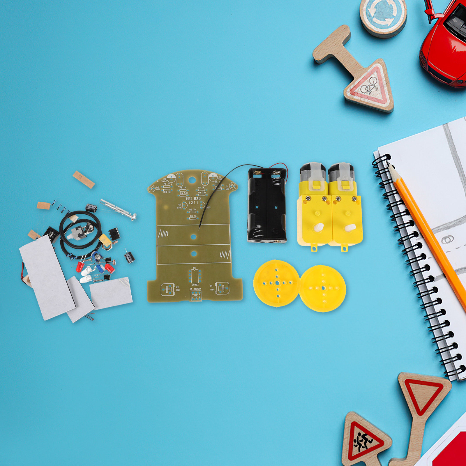 1Set Stem Robot Car Kit Line F - đánh giá và giá Diy Electronics Project Kit