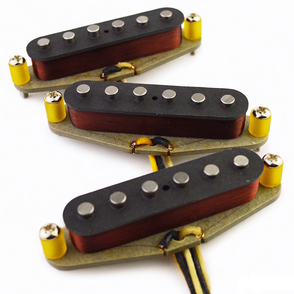 Vintage 1969 Set Alnico 5 Elec - đánh giá và giá Diy Electric Guitar Electronics