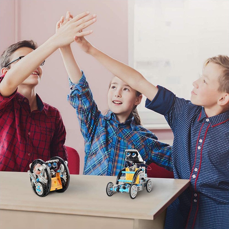 13-in-1 Solar Powered Robot Ki - đánh giá và giá Diy Robot Electronics Kit