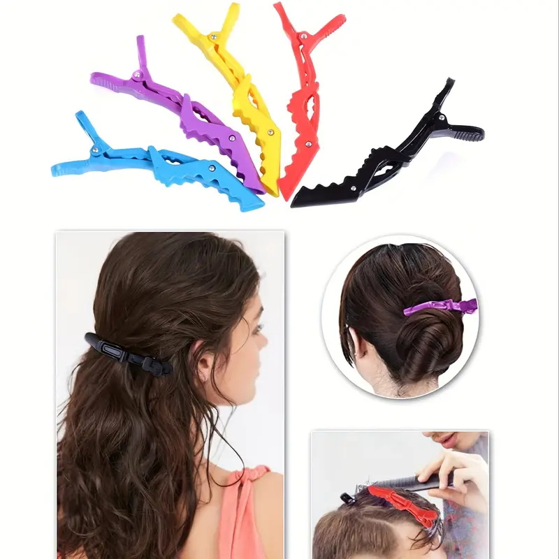 6pcs/Set Crocodile Hair Clips  - đánh giá và giá Crocodile Clip Set