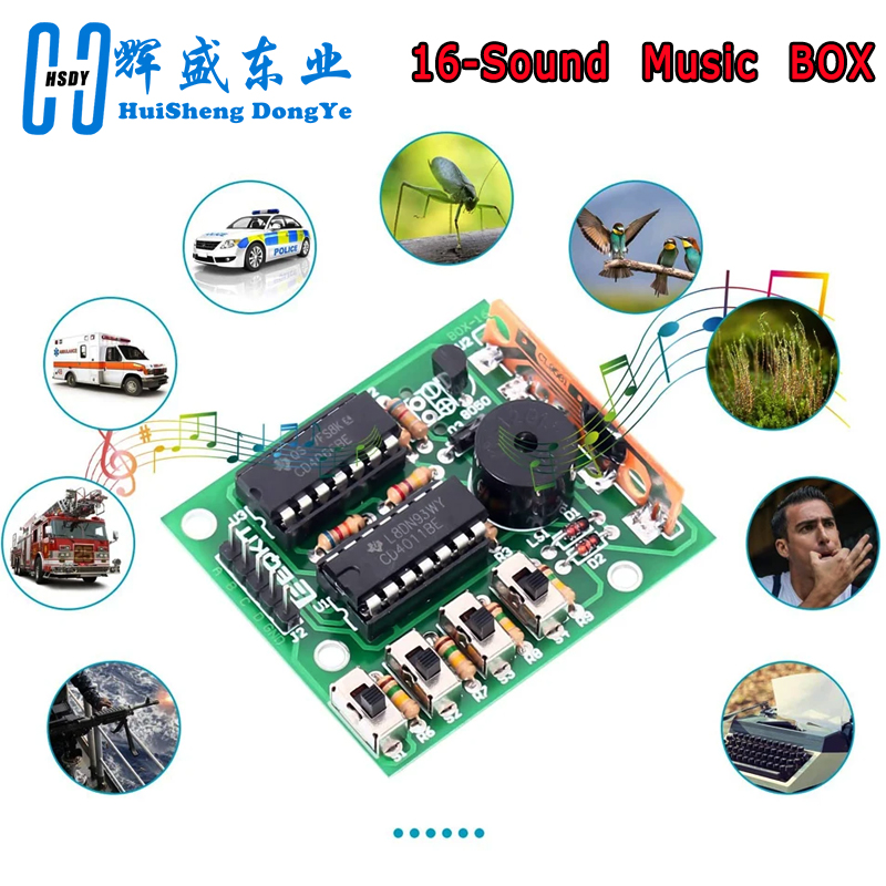 16 Music Sound Box BOX-16 Boar - đánh giá và giá Diy Electronics Kits For Kids