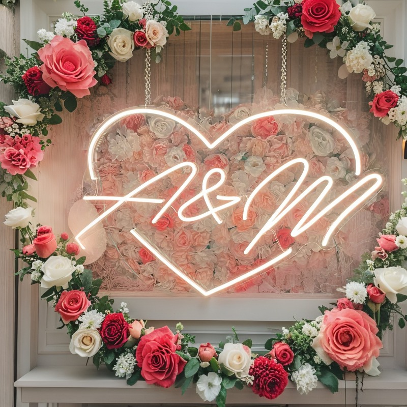 Custom Initials Heart LED Neon - đánh giá và giá Diy Halloween Electronics