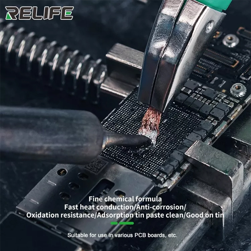 Relife Hút Thiếc Loại Lưới Chố - đánh giá và giá Desoldering Pump Solder