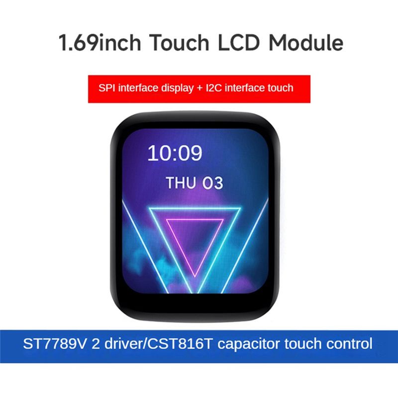 Exquisite-1.69Inch Round LCD D - đánh giá và giá I2C Lcd Display