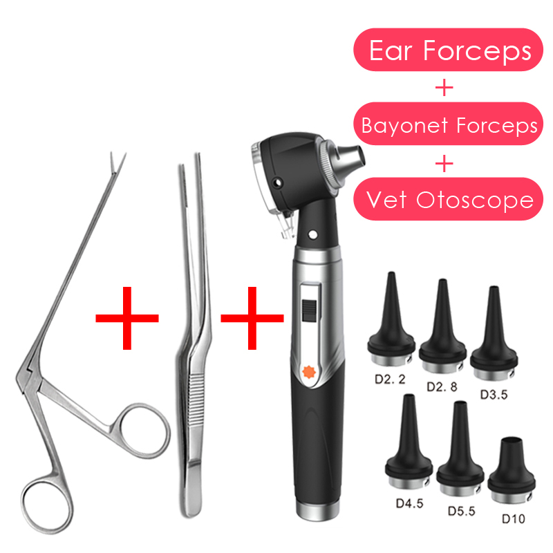 Medical Vet Animal Ear Endosco - đánh giá và giá Crocodile Clip Set