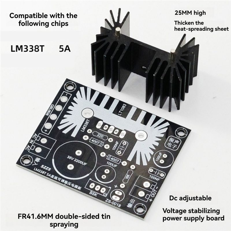 LM338 5A Output Adjustable Lin - đánh giá và giá Diy Electronics Supplies