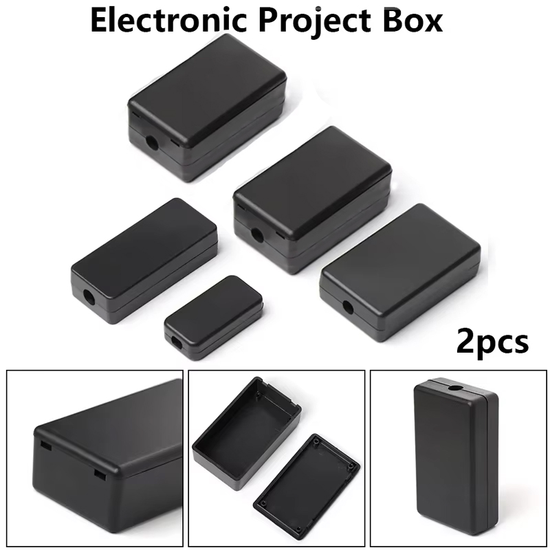 2PCS Plastic Waterproof Black  - đánh giá và giá Diy Electronics Supplies