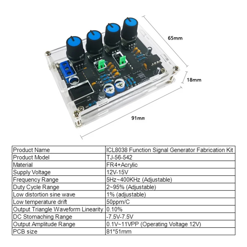 DIY ICL8038 Multifunctional Lo - đánh giá và giá Diy Electronics Kits For Kids