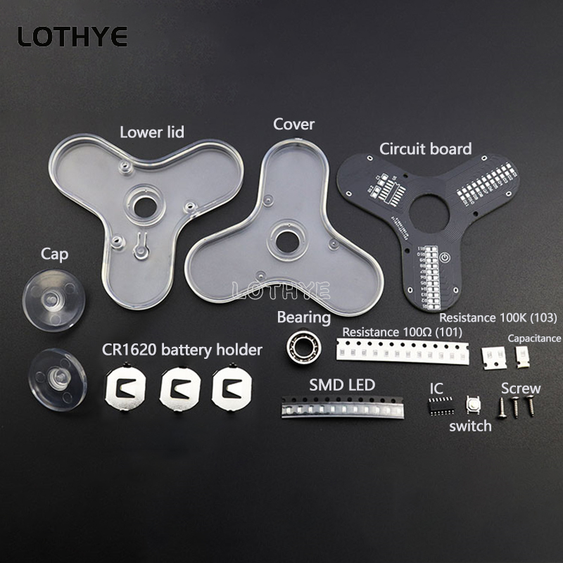 LED Fidget Spinner Manufacture - đánh giá và giá Diy Electronics Soldering Kit