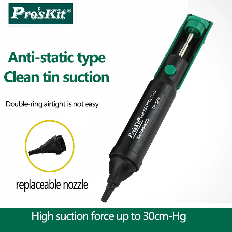 Pro'sKit 100% Original 8PK-366 - đánh giá và giá Desoldering Pump Solder