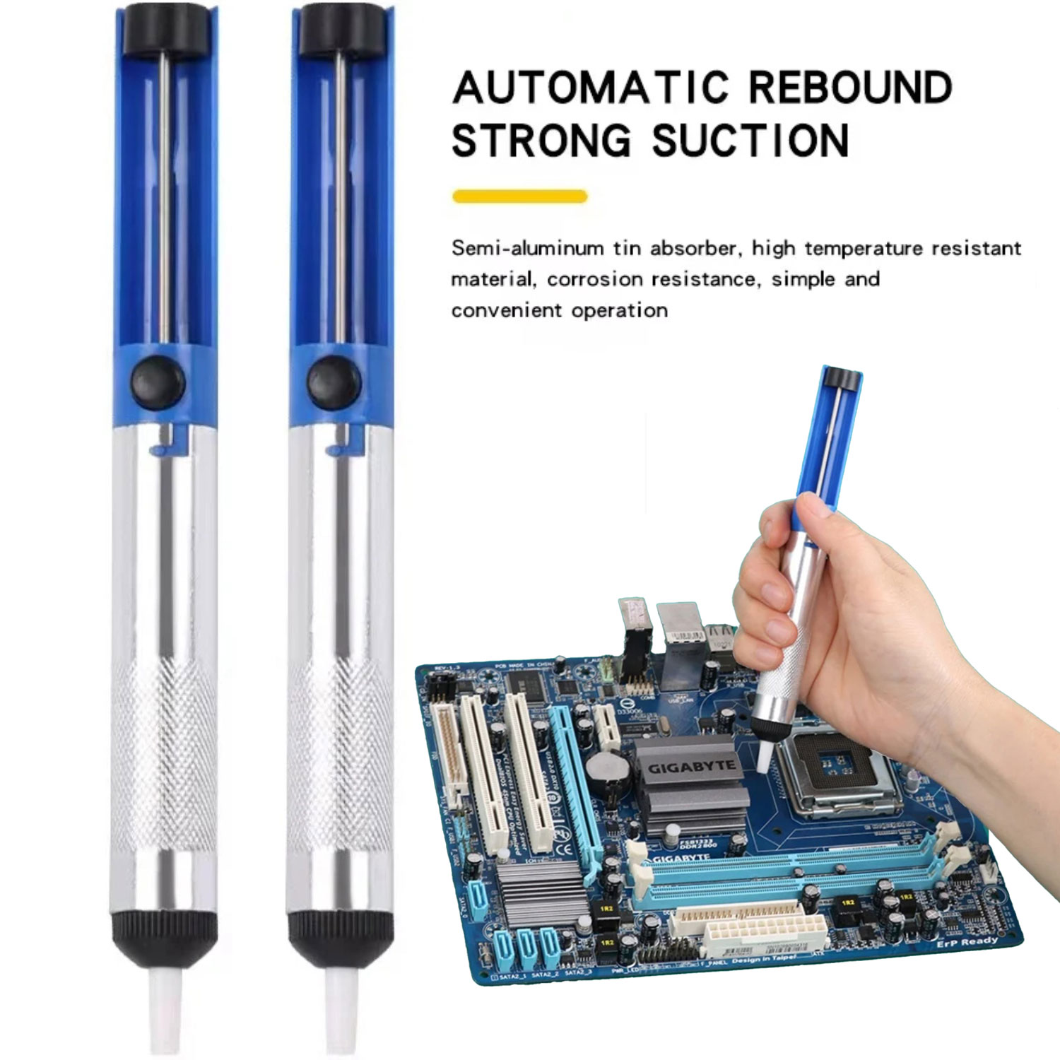 Aluminum Metal Desoldering Pum - đánh giá và giá Desoldering Pump Solder