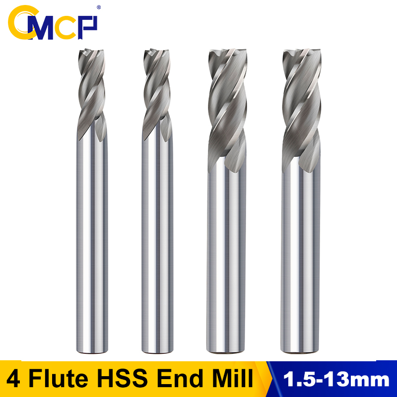 CMCP 1.5-13mm 4 Flute HSS End  - đánh giá và giá Diy Cnc Router Electronics