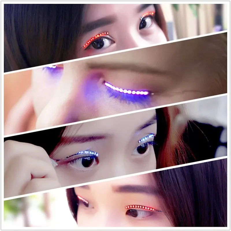 1 Pair LED False Eyelashes,Mak - đánh giá và giá Diy Halloween Electronics