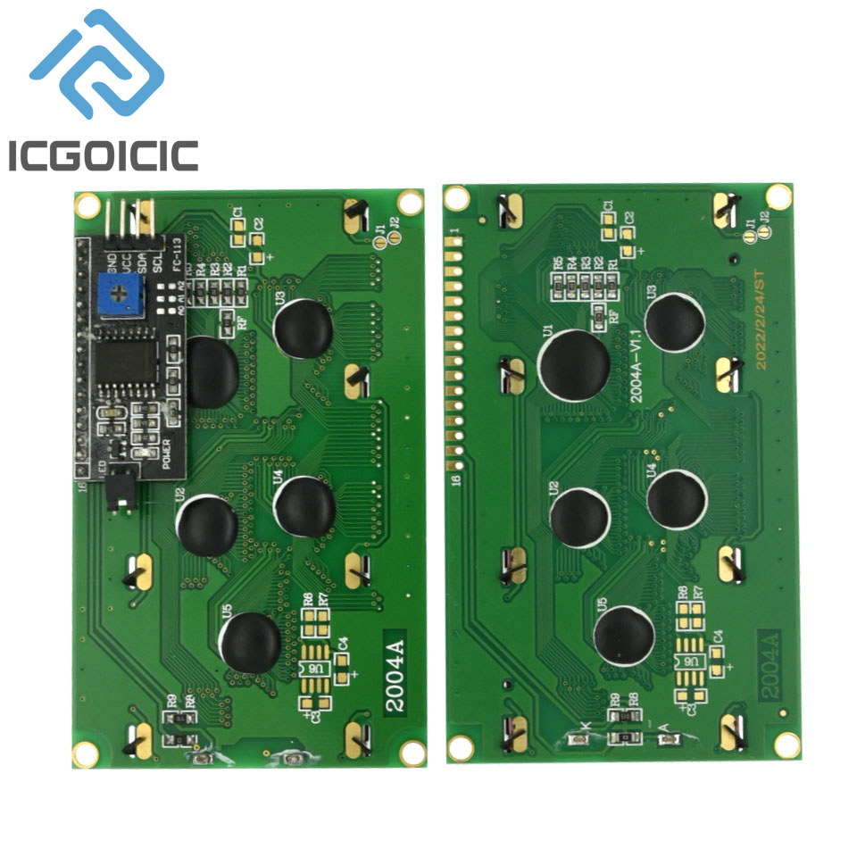 2004A LCD2004 Blue / Yellow-Gr - đánh giá và giá I2C Lcd Display