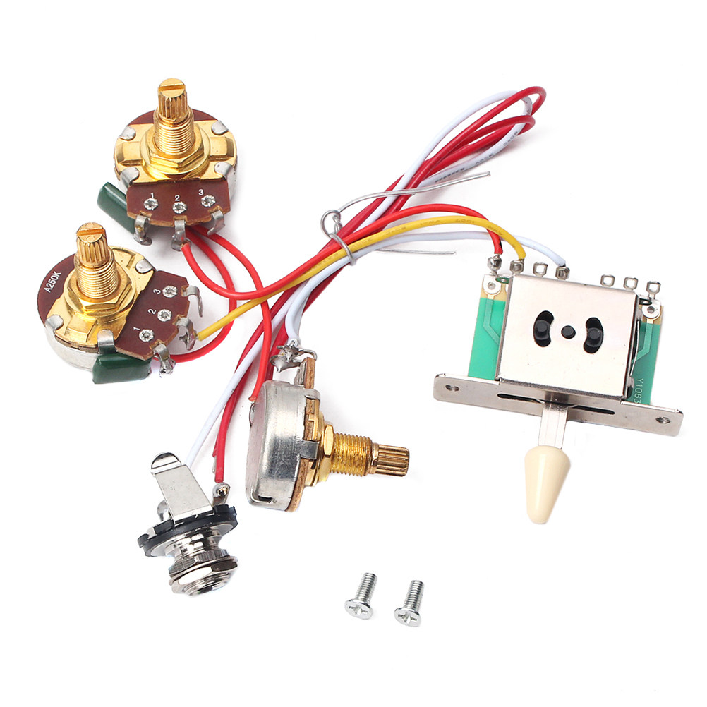 1Set Heavy Duty Guitar Wiring  - đánh giá và giá Diy Electric Guitar Electronics